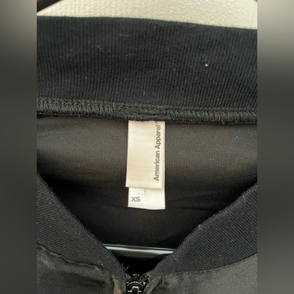 American Apparel Silk look Zip up sweater/jacket - Picture 4 of 4